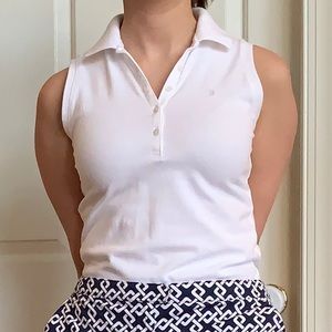 Izod sleeveless golf polo